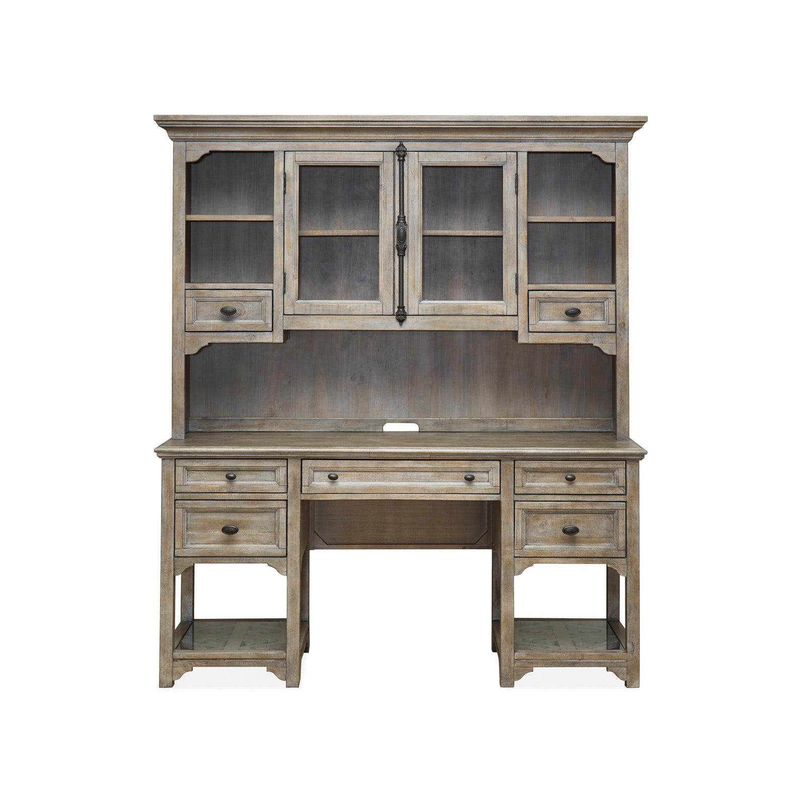 Magnussen Home Tinley Park Dove Tail Grey Desk