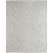Feizy Wallace 8A41F Modern Abstract Rug in Gray/Ivory