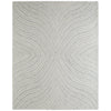 Feizy Wallace 8A41F Modern Abstract Rug in Gray/Ivory