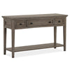 Magnussen Home Paxton Place Dovetail Grey Rectangular Sofa Table