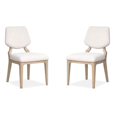 Salt Life Home Sunset Cove Sanibel Brown Upholstered Side Chair Two Pack II Sale