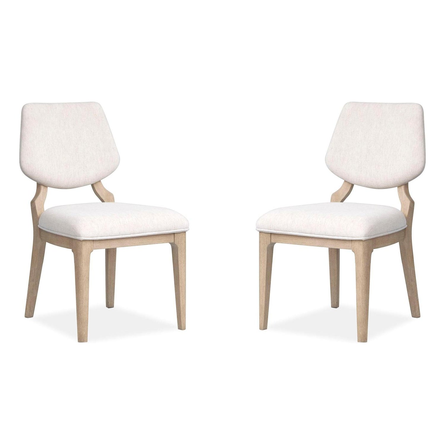 Salt Life Home Sunset Cove Sanibel Brown Upholstered Side Chair Two Pack II