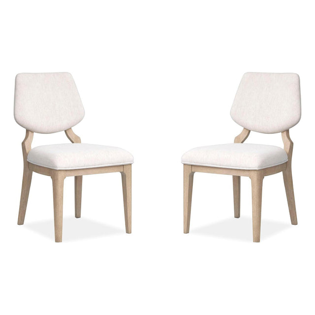Salt Life Home Sunset Cove Sanibel Brown Upholstered Side Chair Two Pack II