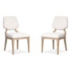Salt Life Home Sunset Cove Sanibel Brown Upholstered Side Chair Two Pack II