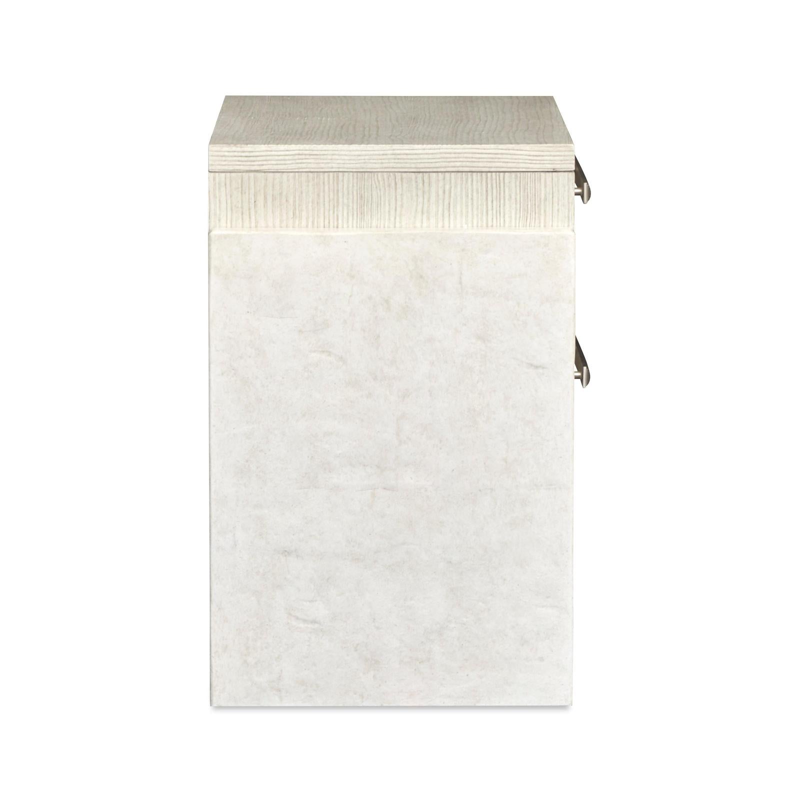 Magnussen Home Lorelei Misty Cloud Drawer Nightstand