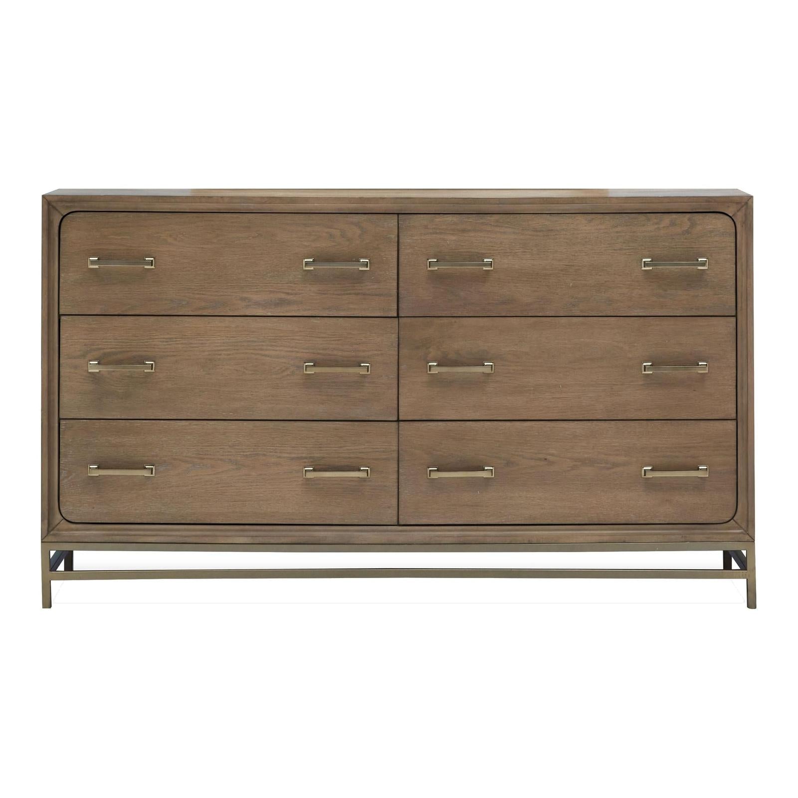 Magnussen Home Lindon Belgian Wheat & Coffee Bean Double Drawer Dresser