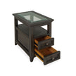 Magnussen Home Westley Falls Graphite Chairside End Table