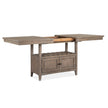 Magnussen Home Paxton Place Dovetail Grey Extendable Counter Height Dining Table
