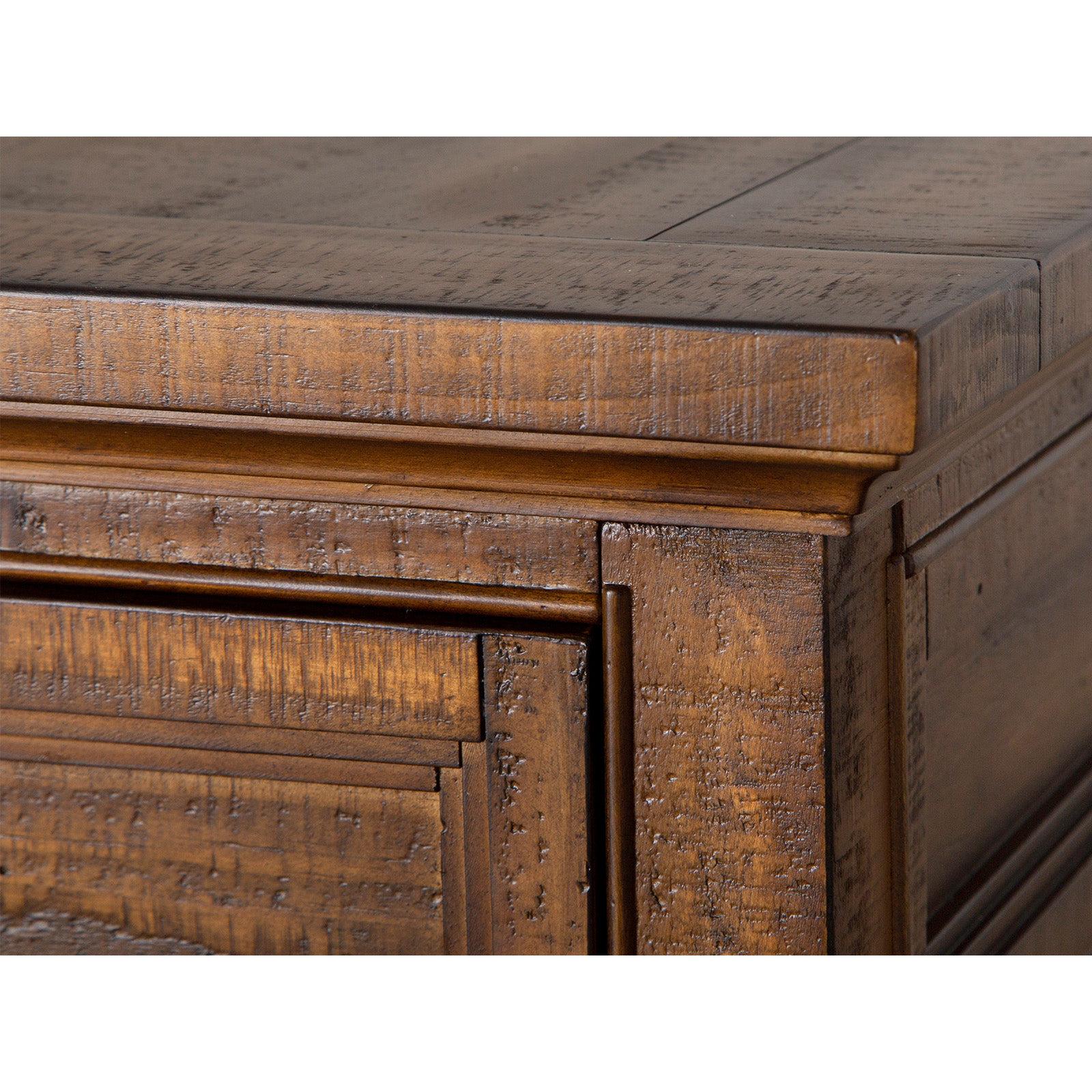 Magnussen Home Bay Creek Toasted Nutmeg End Table