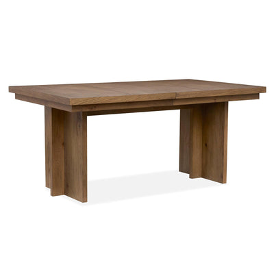 Magnussen Home Marcel Harvest Brown Extendable Trestle Dining Table