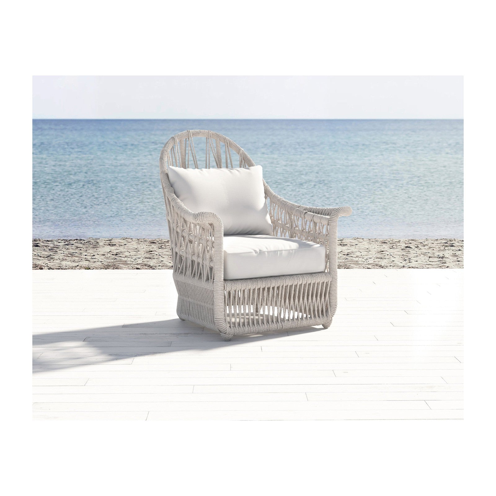 Sunset West Dana Rope Wing Chair