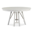 Magnussen Home Heron Cove Chalk White And Dovetail Grey Round Dining Table