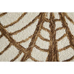 Feizy Wallace 8A44F Modern Ikat Rug in White/Brown