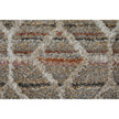 Feizy Mynka 39ICF Transitional Diamond in Tan/Taupe/Ivory