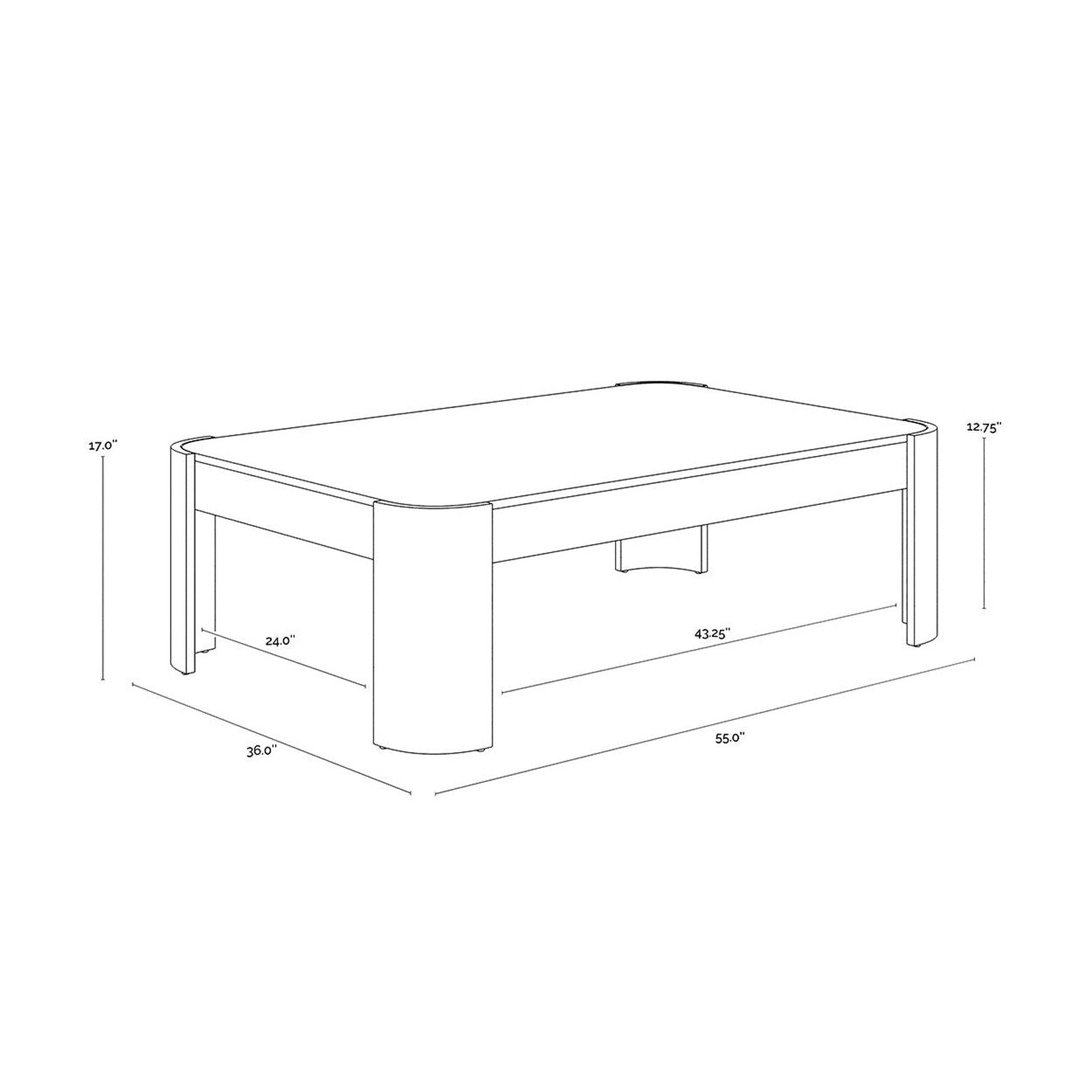 Sunpan Irvine Coffee Table