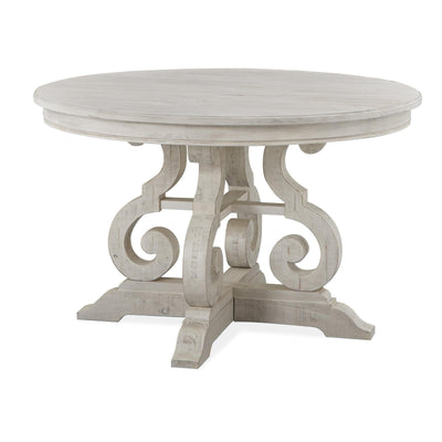 Magnussen Home Bronwyn Alabaster Round Dining Table