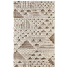 Feizy Anica 8A97F Modern Geometric, Ivory/Taupe/Gray, Rug