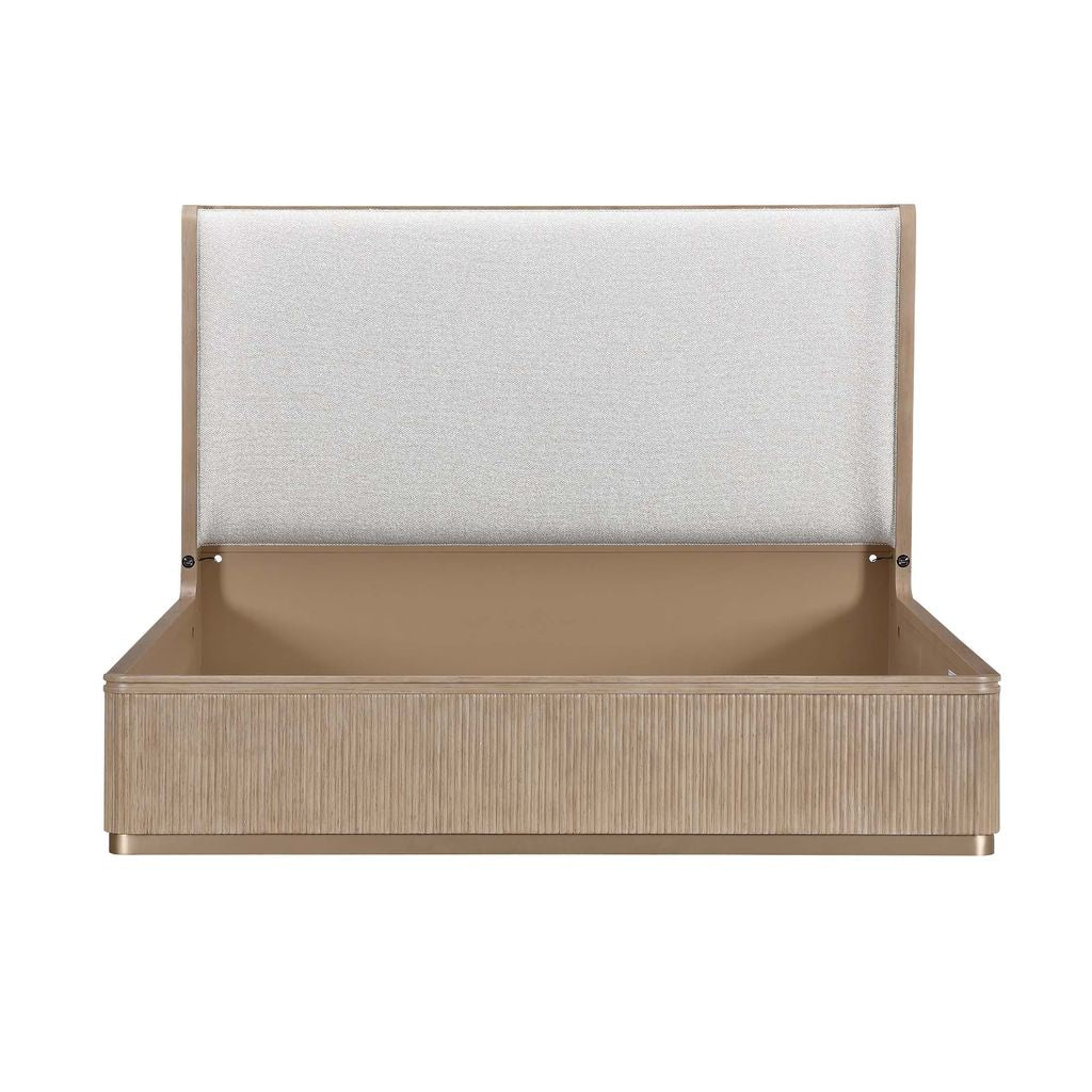 Michael Amini West Kensington Bed - Sea Salt Caramel