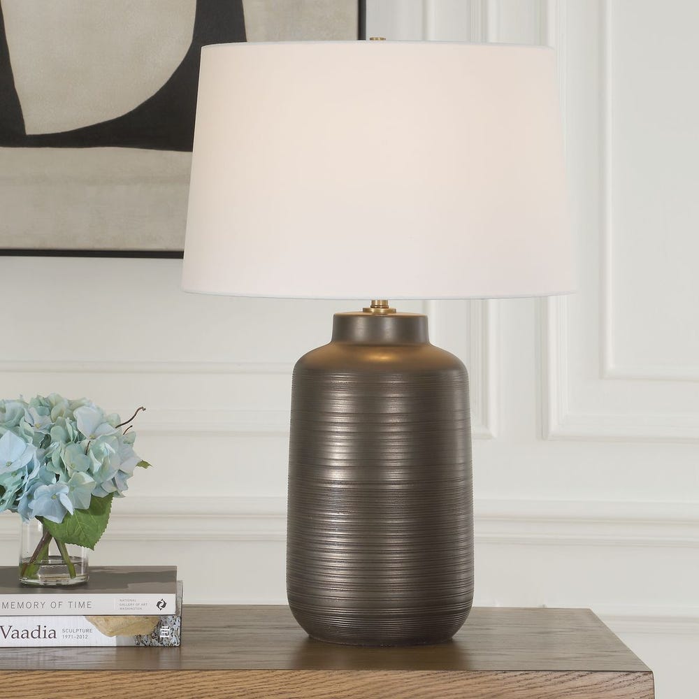 Uttermost Calderone Bronze Table Lamp