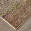 Feizy Pearson 39SBF Modern Abstract, Green/Ivory/Brown, Rug