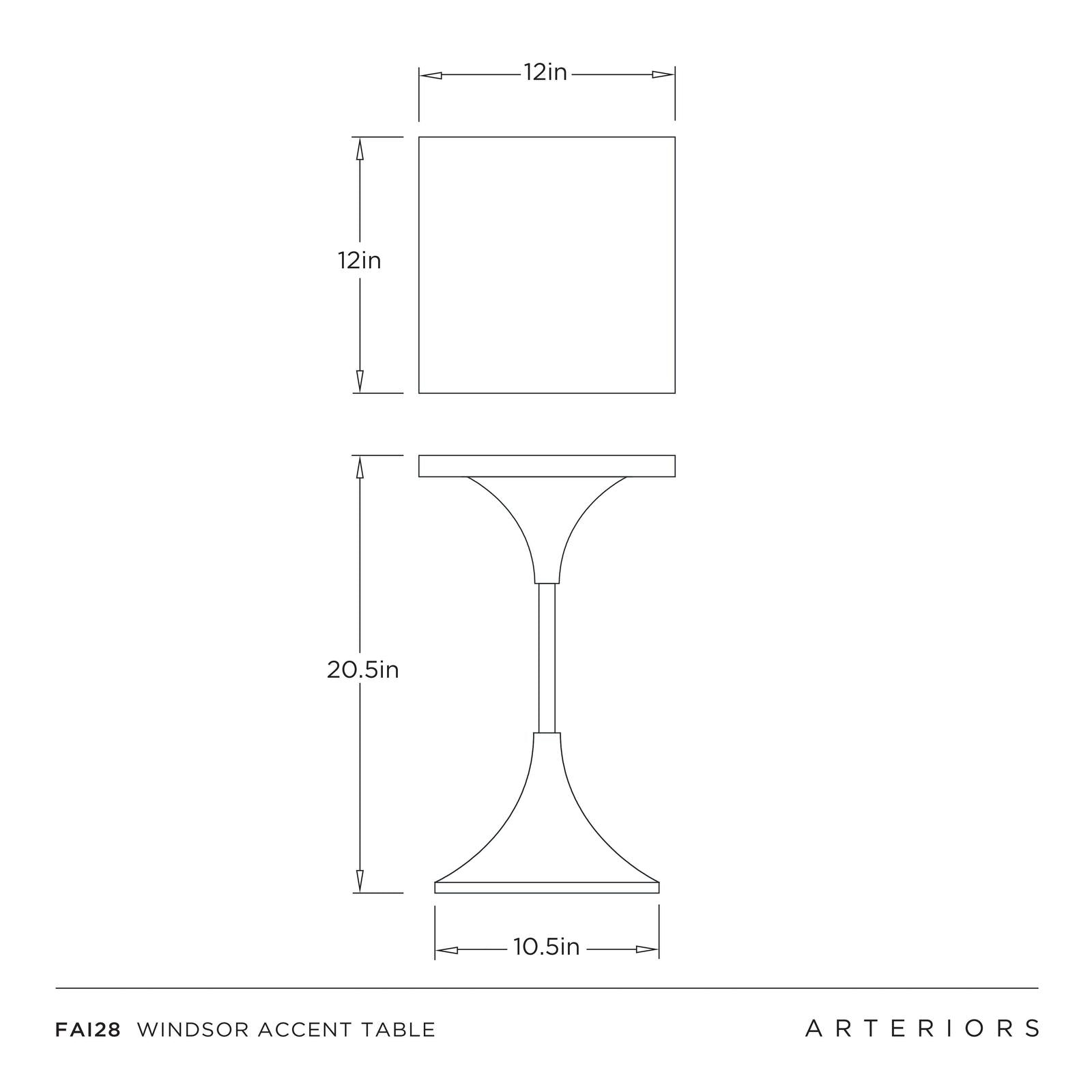Arteriors Windsor Accent Table