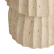 Arteriors Nereo Chiseled Concrete Outdoor Accent Table