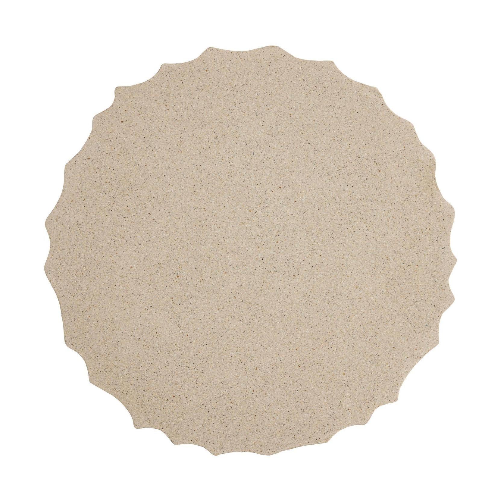 Arteriors Nereo Chiseled Concrete Outdoor Accent Table
