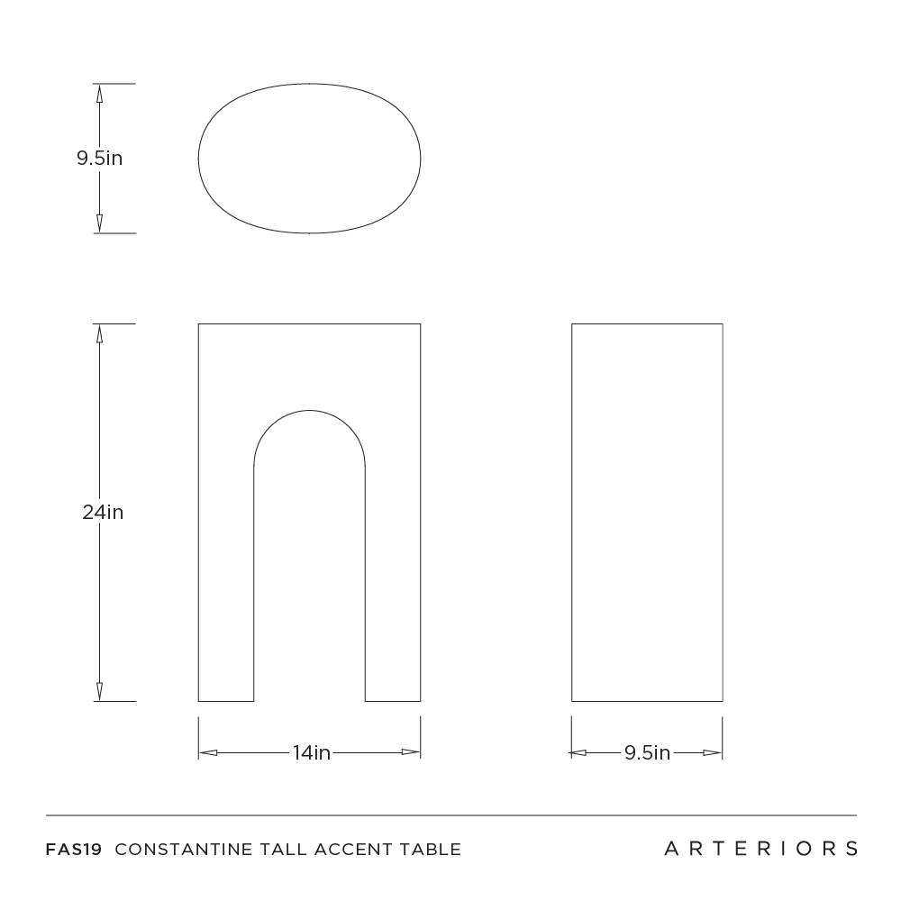 Arteriors Constantine Accent Table