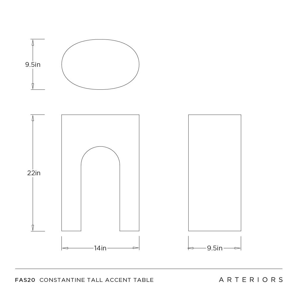 Arteriors Constantine Accent Table