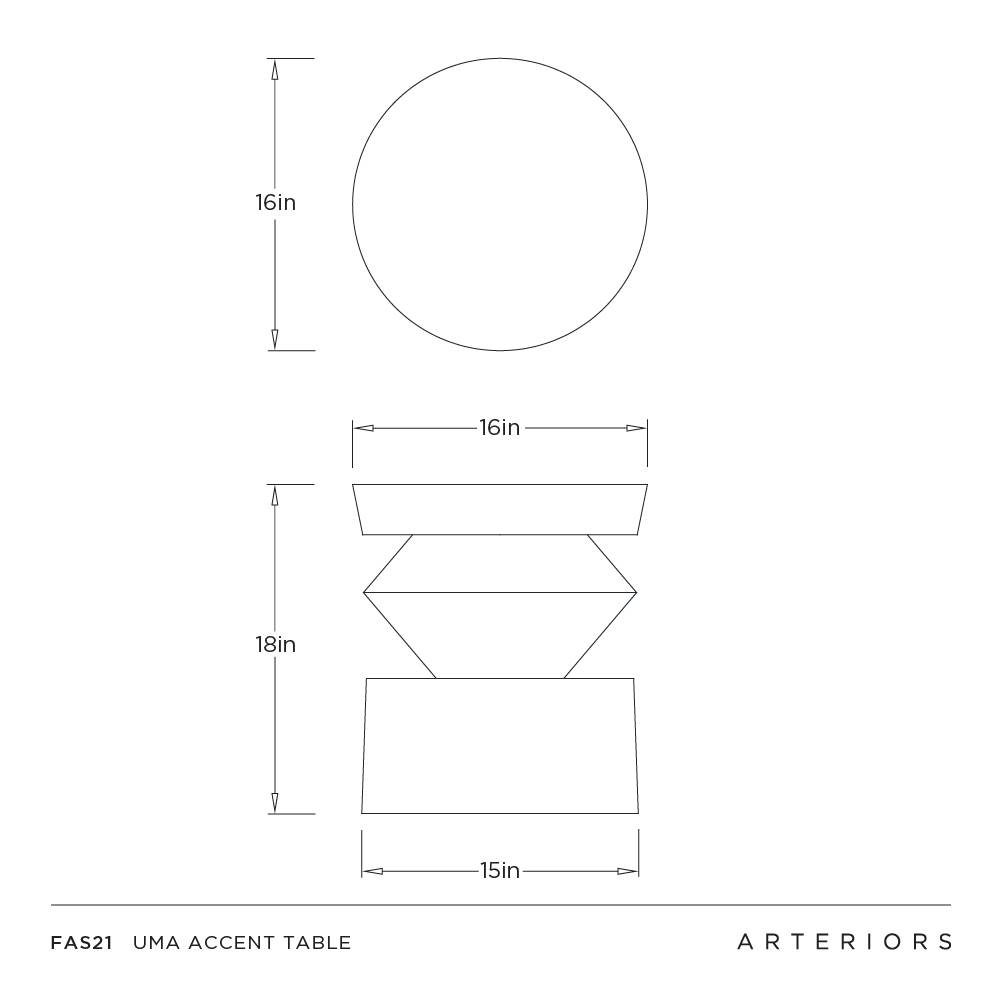 Arteriors Uma Accent Table