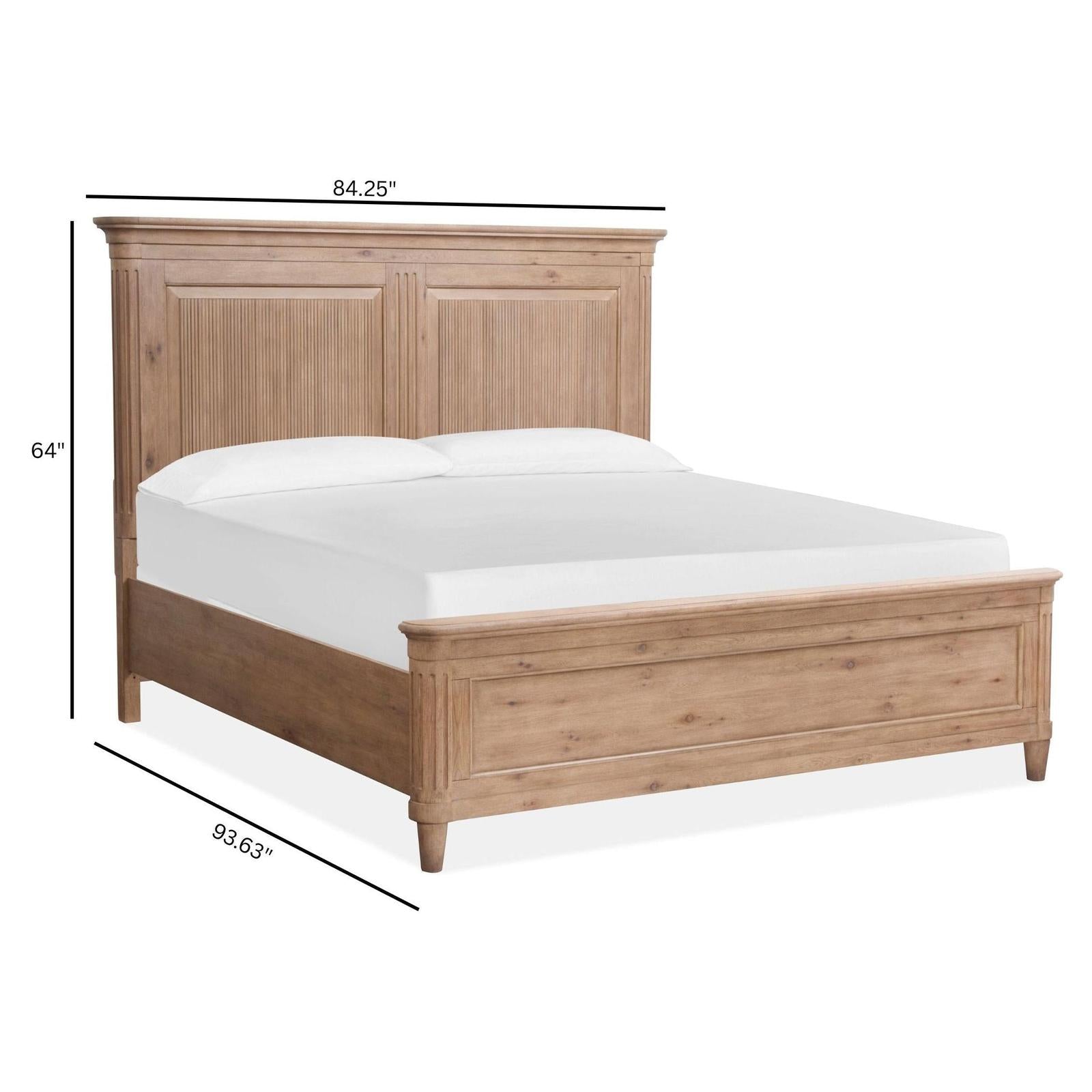 Magnussen Home Harmony Heights Belgium Wheat California King Panel Bed