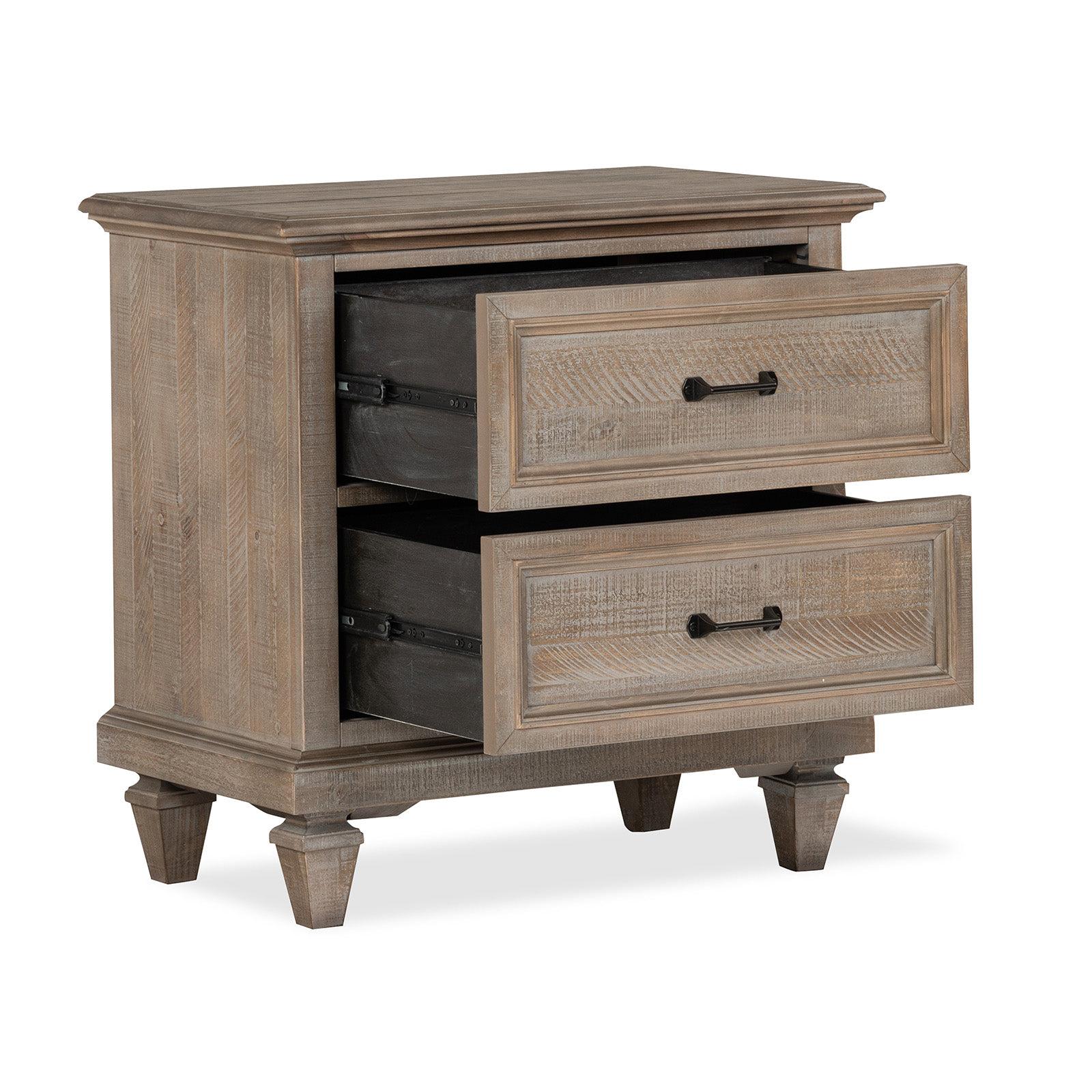 Magnussen Home Lancaster Dovetail Grey Drawer Nightstand