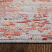 Feizy Pryor 39NGF Modern Watercolor in Red/Gray/Blue