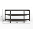 Magnussen Home Hadleigh Demilune Sofa Table