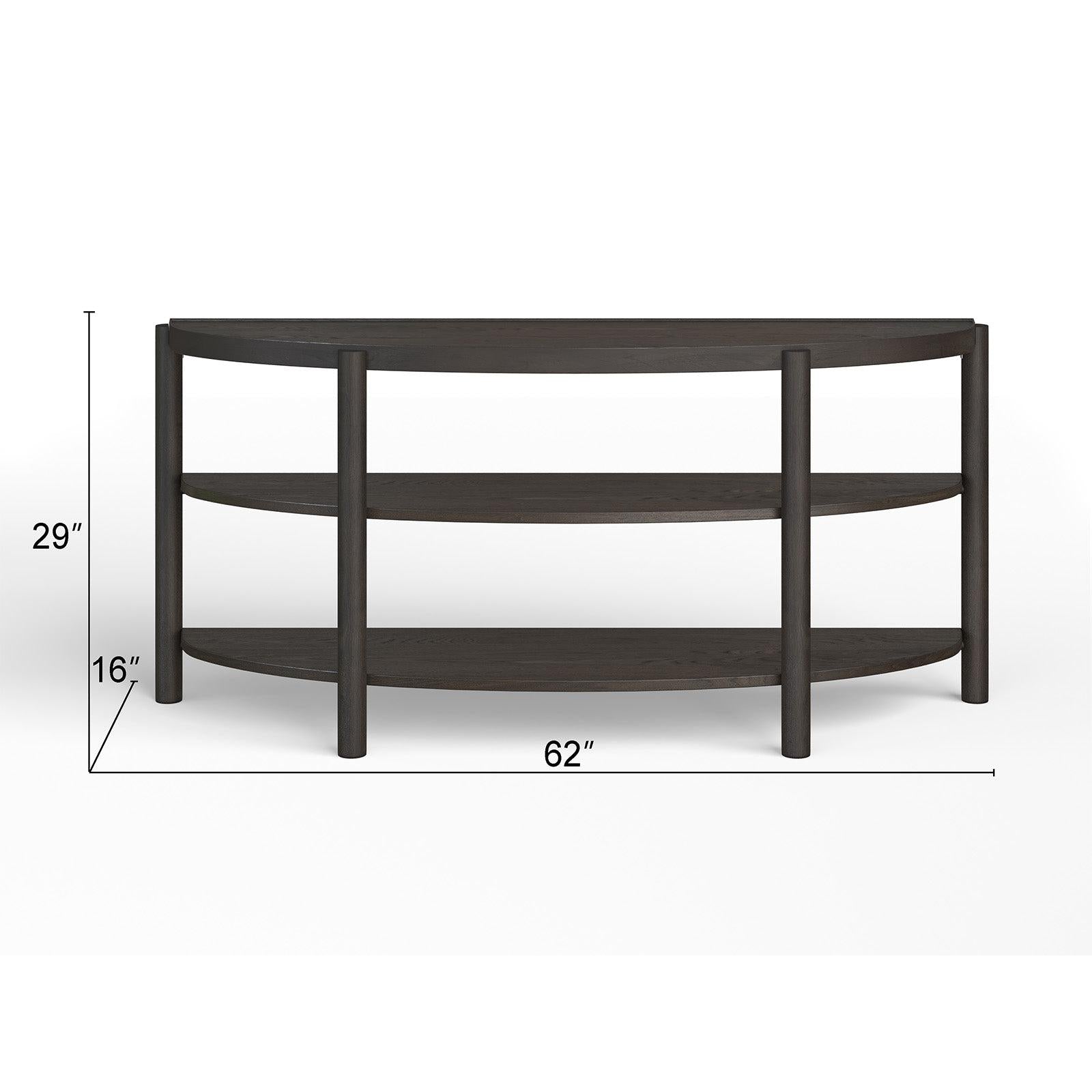 Magnussen Home Hadleigh Demilune Sofa Table