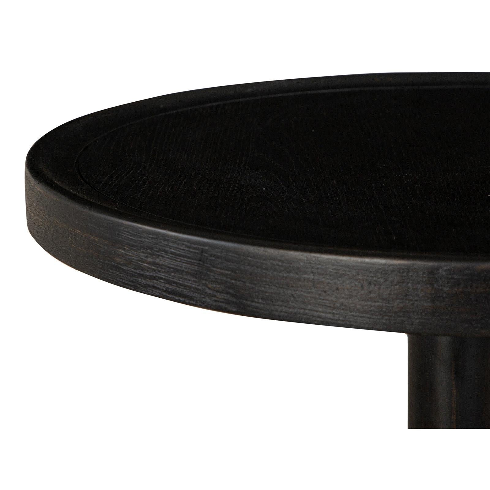 Magnussen Home Lindon Round Pedestal Accent End Table