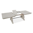 Magnussen Home Bronwyn Alabaster Extendable Rectangular Dining Table