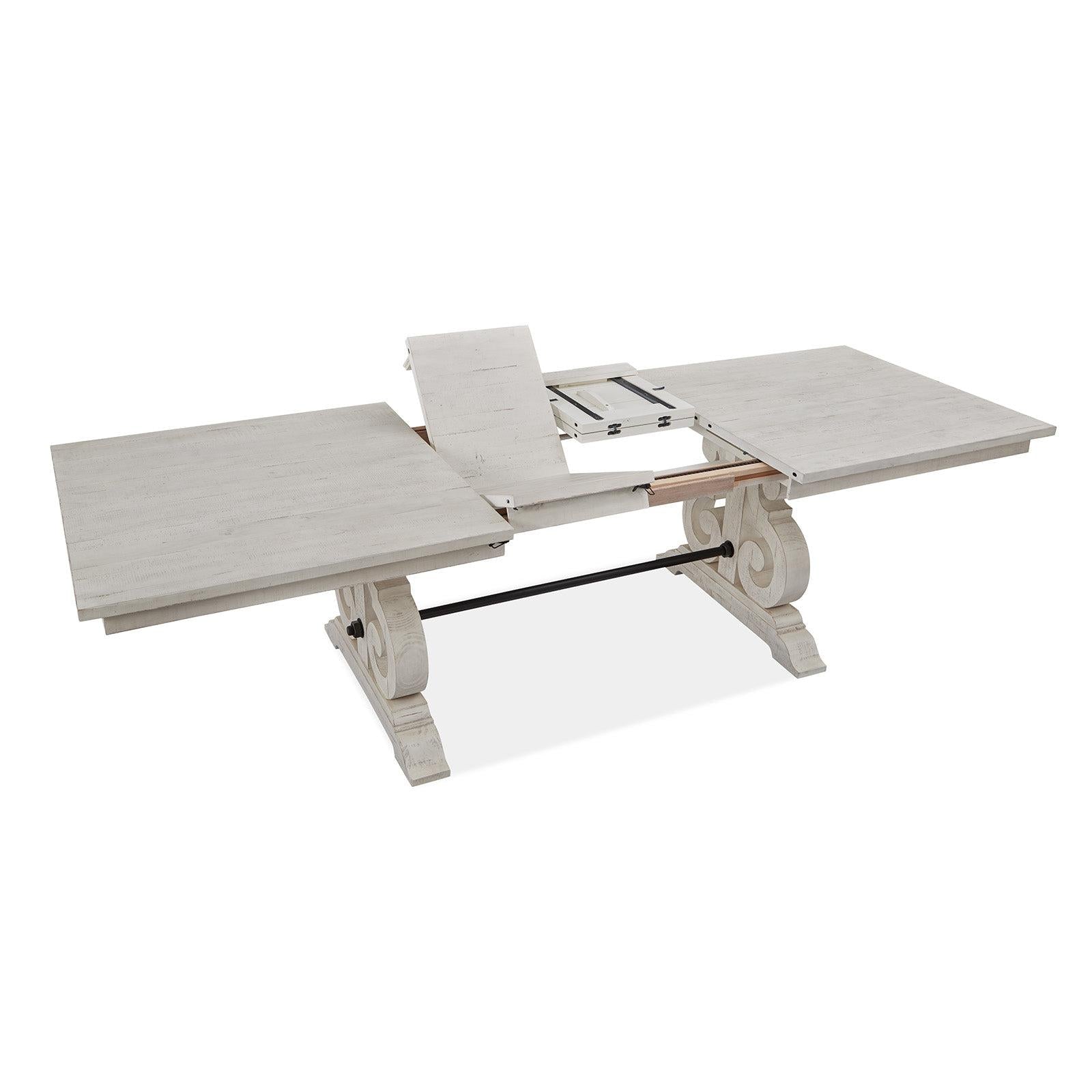 Magnussen Home Bronwyn Alabaster Extendable Rectangular Dining Table