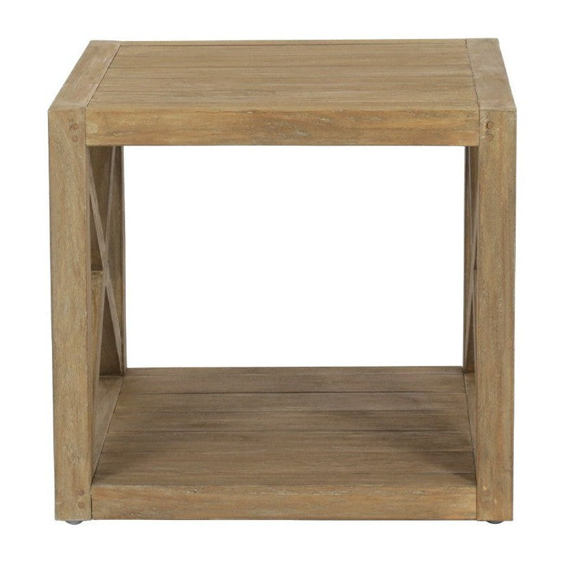 Sunset West Coastal Teak X End Table
