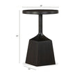 Magnussen Home Lindon Round Pedestal Accent End Table