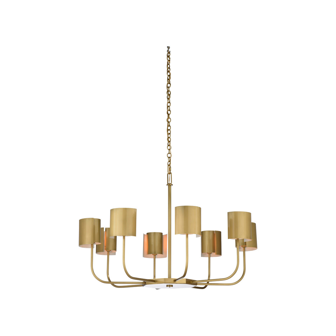 Wildwood Castle Yard Brass Chandelier