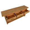 Magnussen Home Lindon Belgian Wheat Rectangular Sofa Table