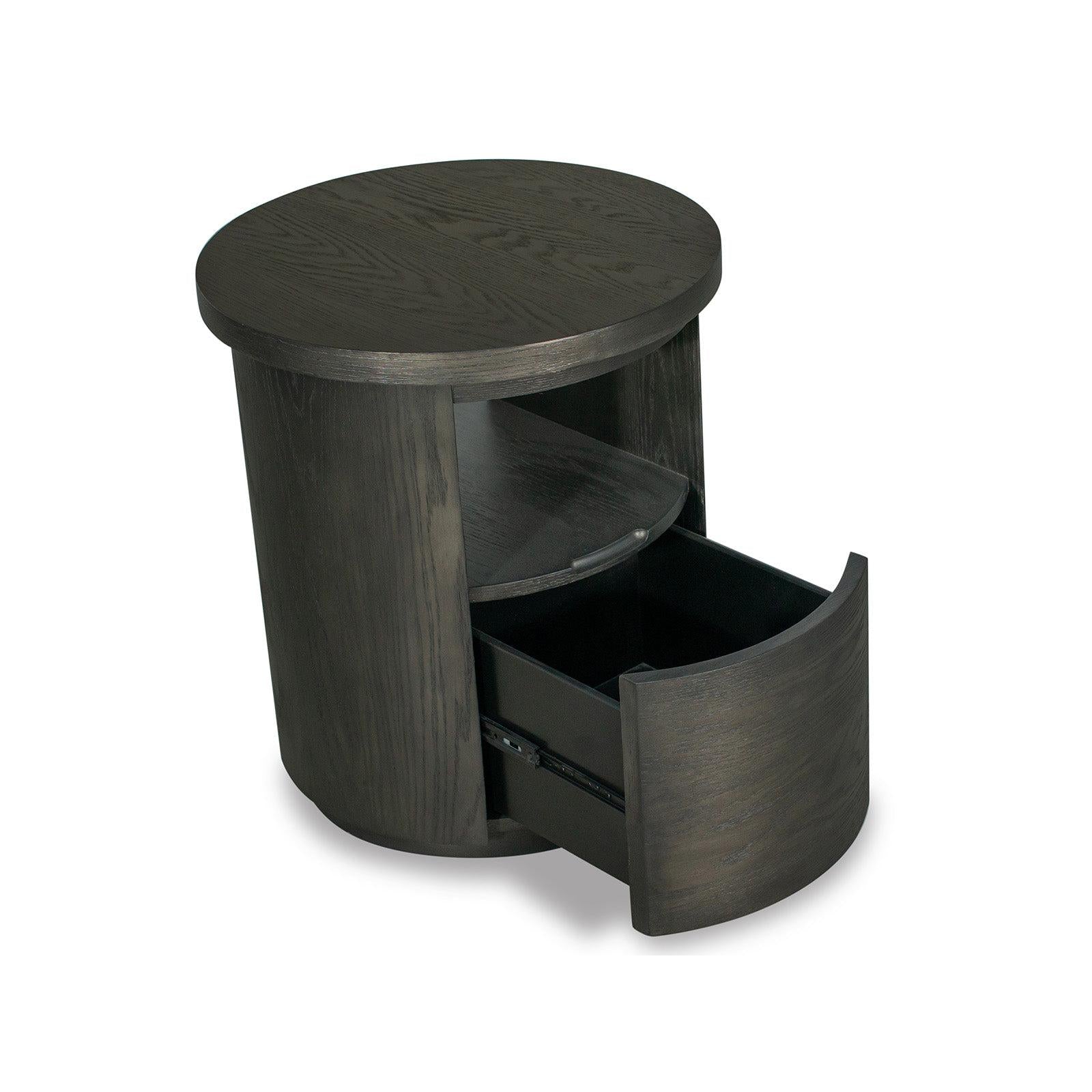 Magnussen Home Bosley Coffee Bean Round End Table