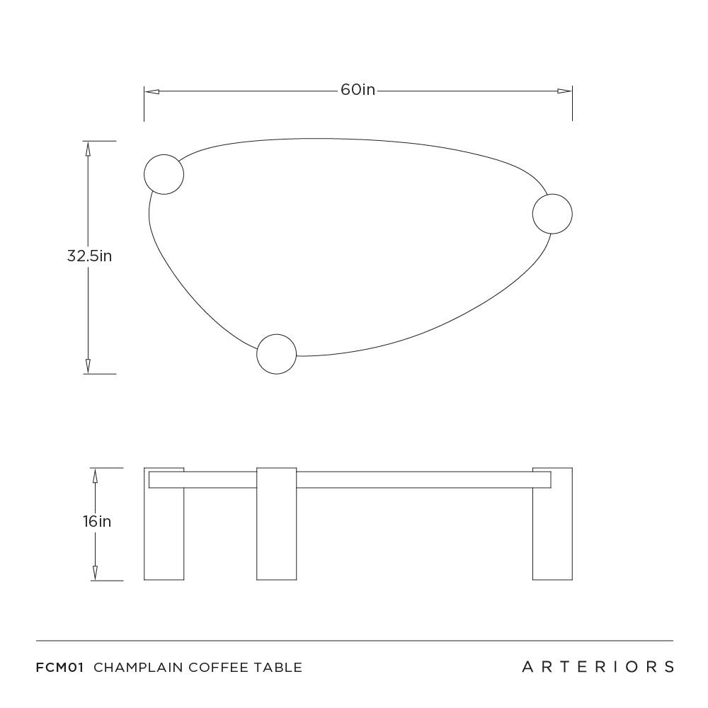 Arteriors Champlain Coffee Table