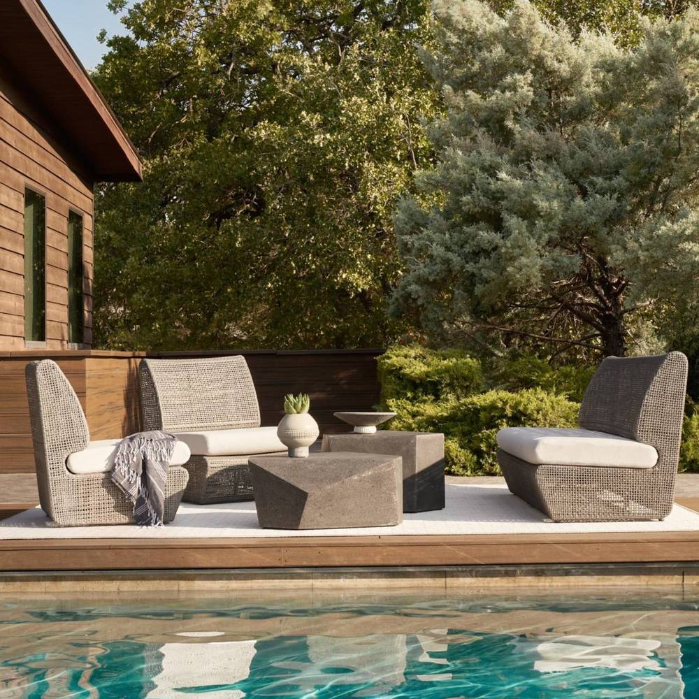 Arteriors Drover Outdoor Coffee Tables, Set of 2