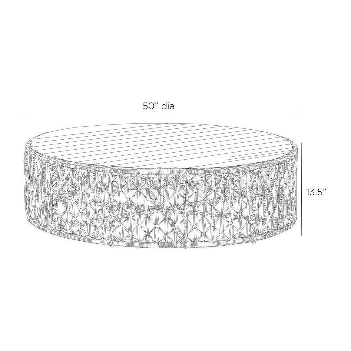 Arteriors Hugo Outdoor Coffee Table