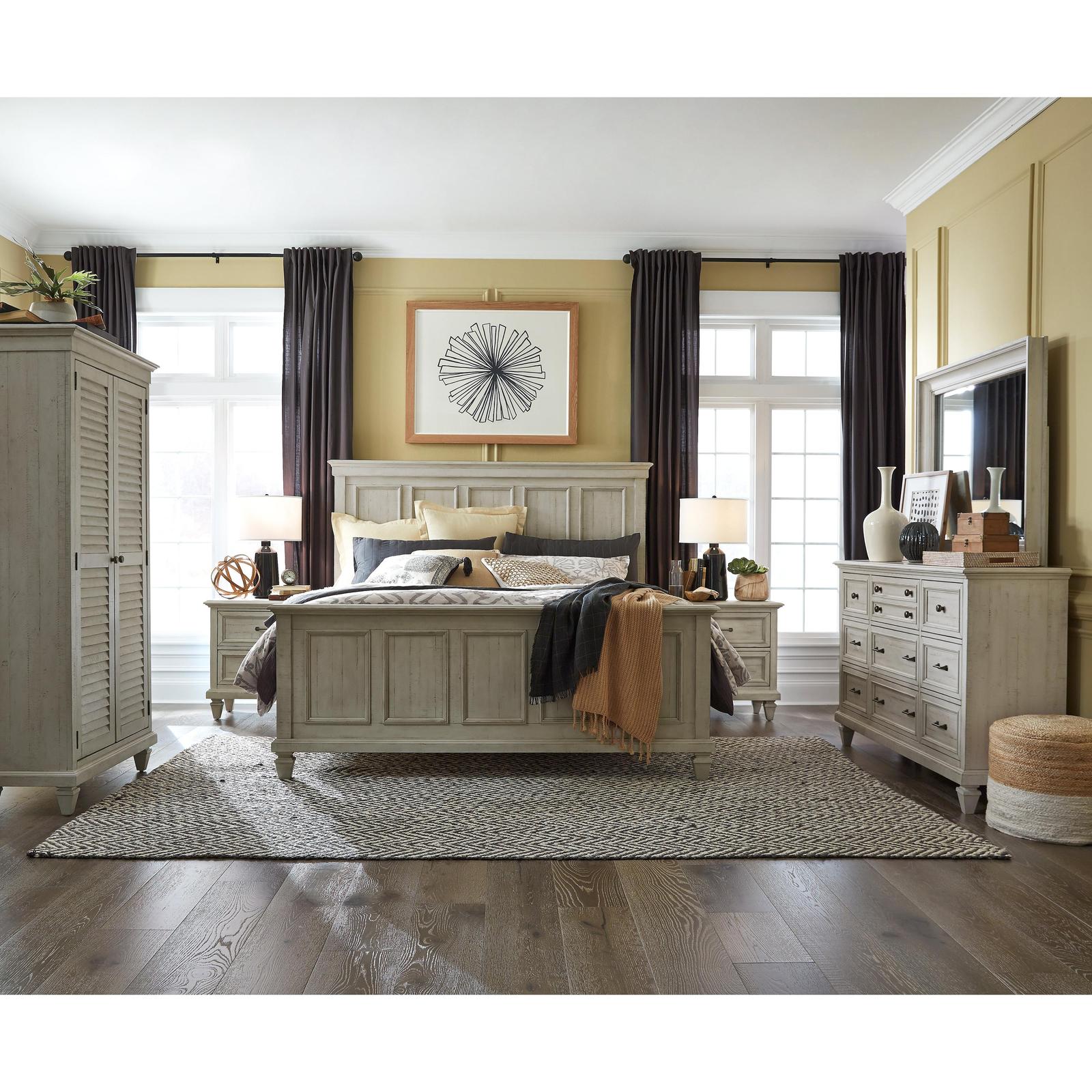 Magnussen Home Newport Alabaster Bed