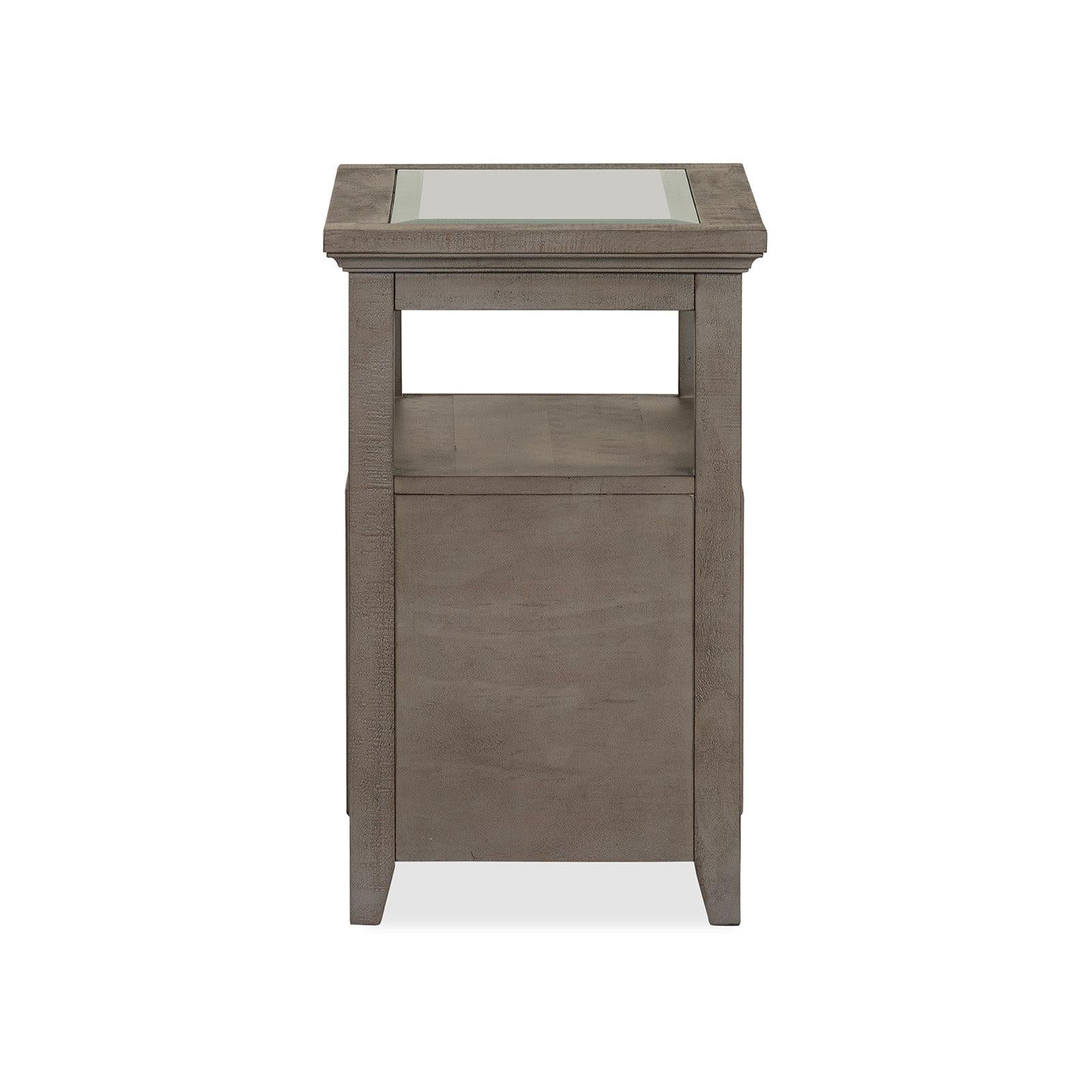 Magnussen Home Paxton Place Dovetail Grey Chairside End Table