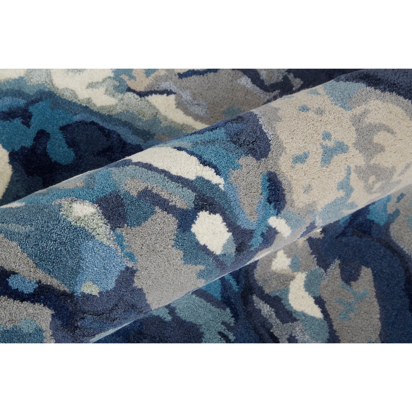 Feizy Dafney 8871F Transitional Floral & Botanical in Blue
