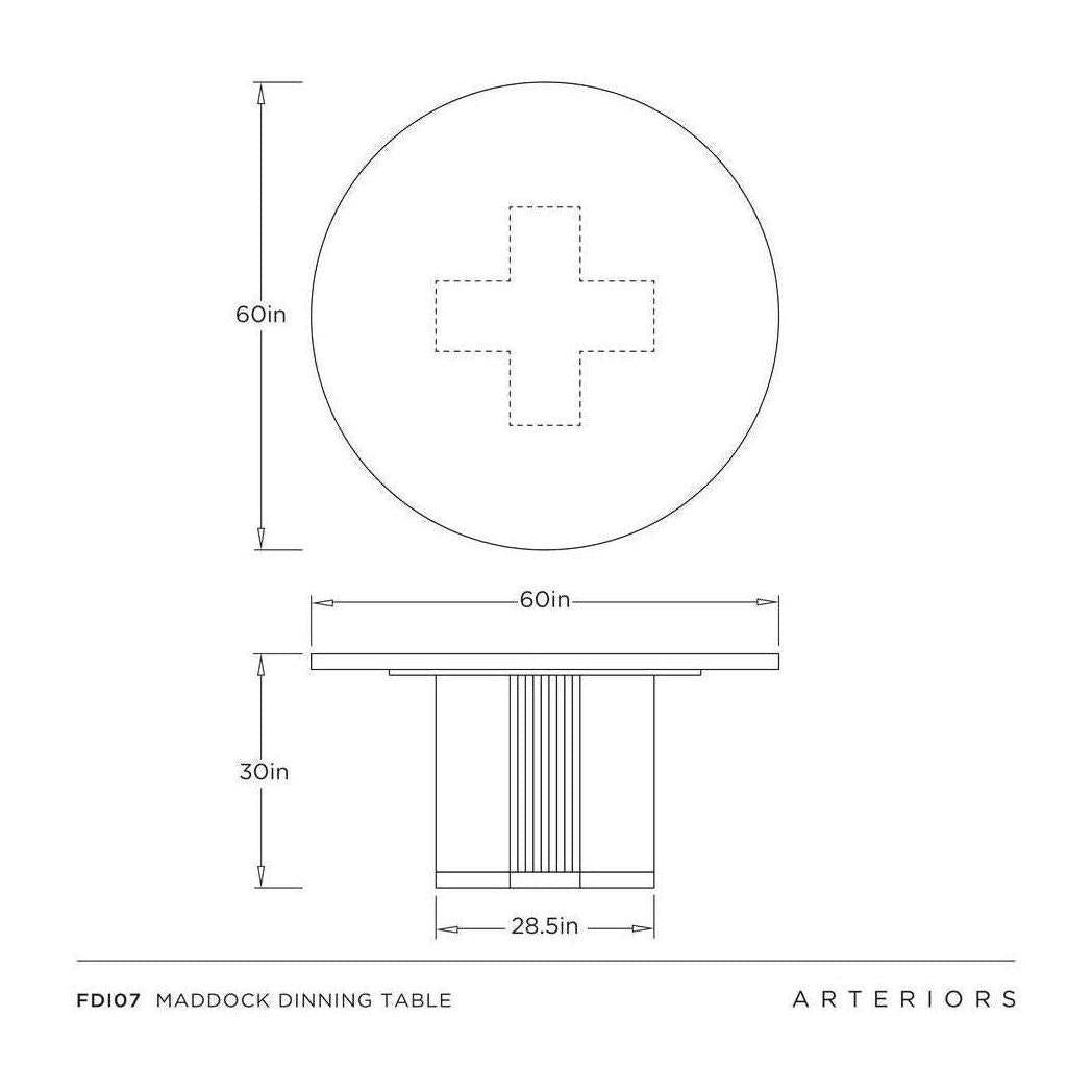 Arteriors Maddock Dining Table
